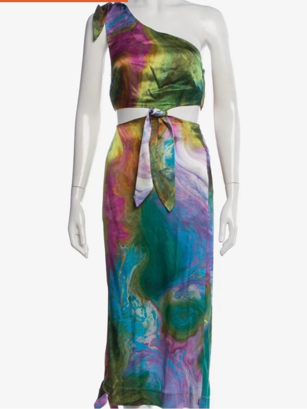 Alemais silk the dye dress